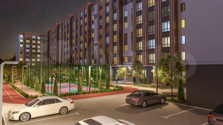 2-к. квартира, 66,7 м², 8/11 эт.