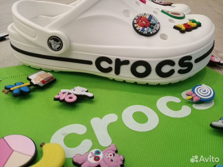 Crocs сабо новые белые 37, 38 размер