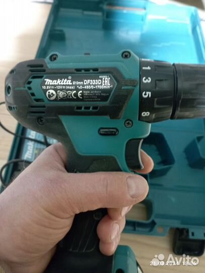 Аккумуляторная дрель шуруповерт makita