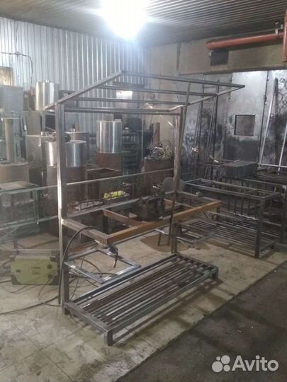 Беседка с мангалом