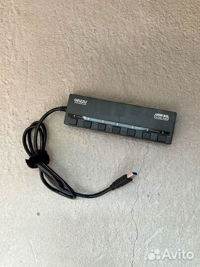 Разветвитель USB ginzzu GR-388UAB