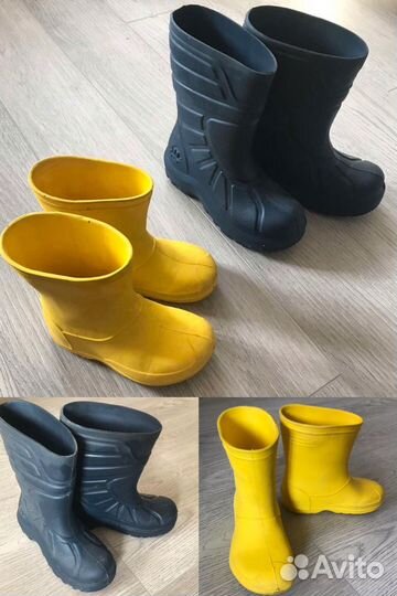 Ботинки резиновые 36 и 27-28