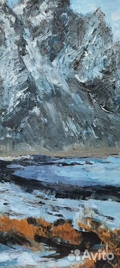 Картина маслом, пейзаж 