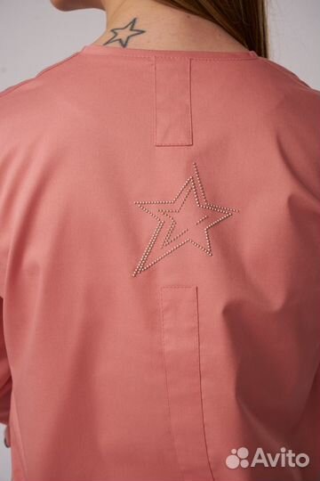 Медицинский костюм 19-1976/3-3196 Розовый (Элит)