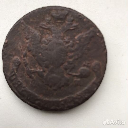 Монета 5 копеек Екатерины2 1770 г
