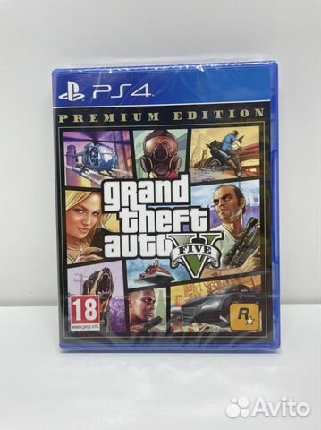 Игра GTA 5 диск на PS4 новый