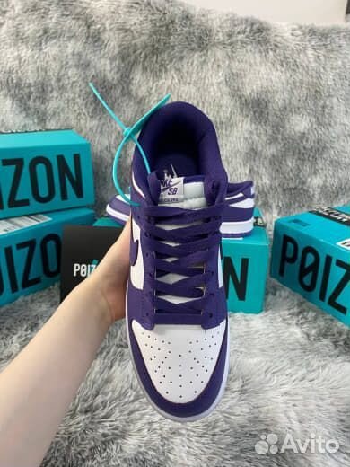 Nike Dunk Low Court Purple Фиолетовые Оригинал Poi