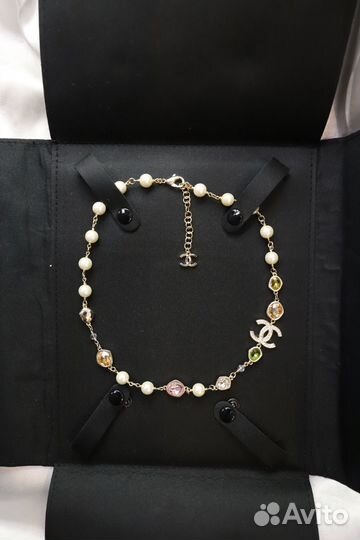 Колье бусы Chanel