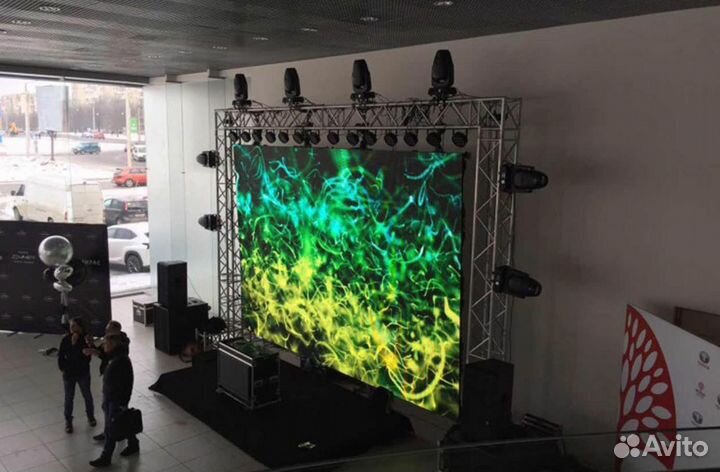 Видео экран светодиодный для рекламы