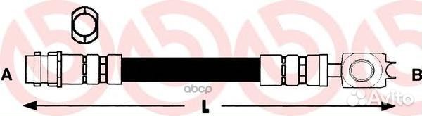 Шланг тормозной передний skoda octavia 01-11 T8