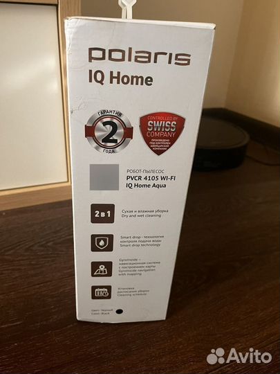 Робот пылесос polaris 4105 wi-fi iq