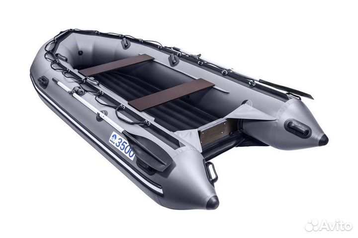 Лодка Apache 3500 нднд; серая