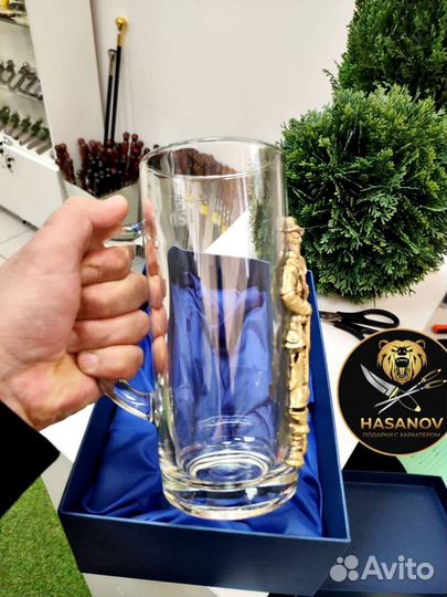 Кружка пивная литье латунь