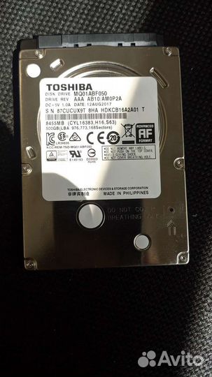 Жесткий диск 500gb. 2.5