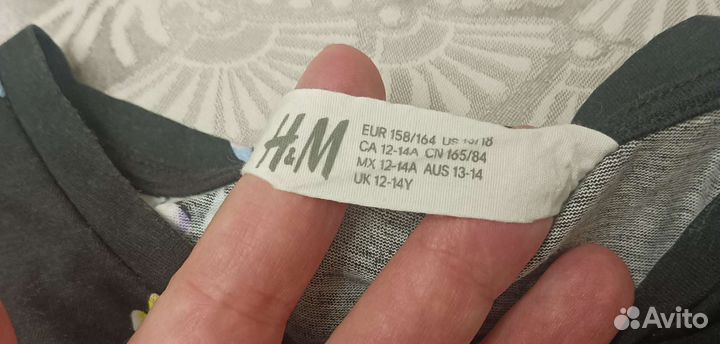 Футболка hm для девочки