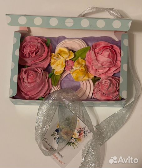 Натуральный зефир подарок на 8 марта