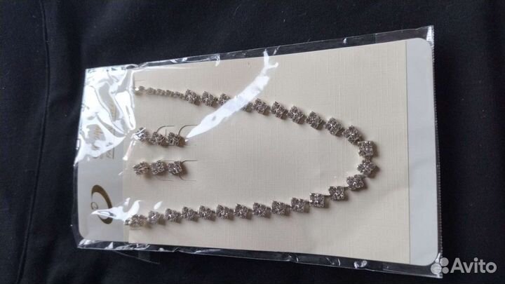 Серьги колье браслет