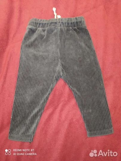 Костюм детский кофта брюки вельвет