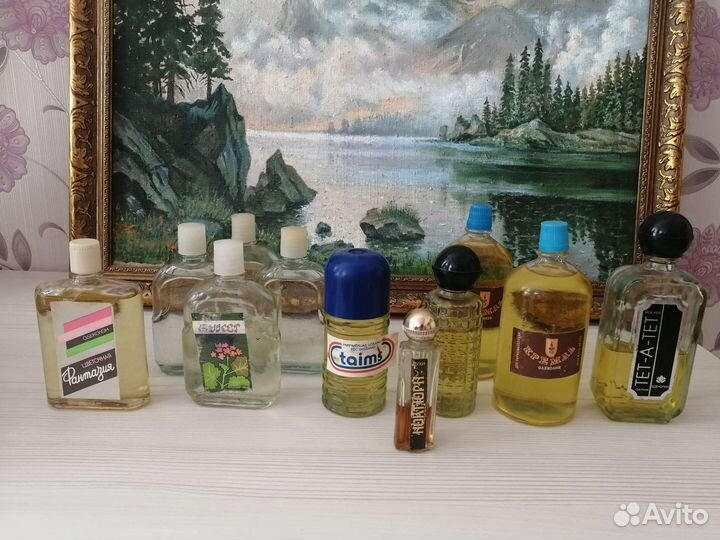 Парфюм винтаж СССР. Одеколон духи