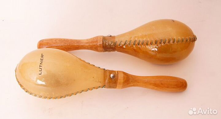 Маракасы кожаные, большие Fleet PX-3