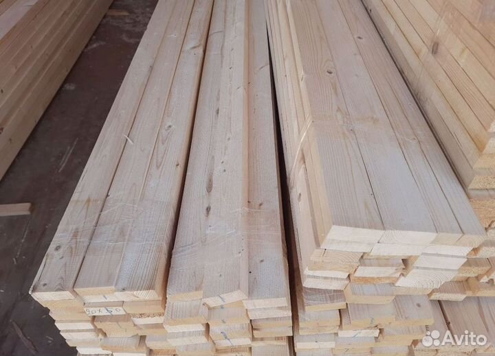 Брусок строганный 20х50х3000