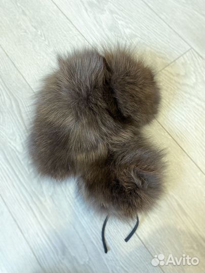 Шапка из цельной шкуры песца