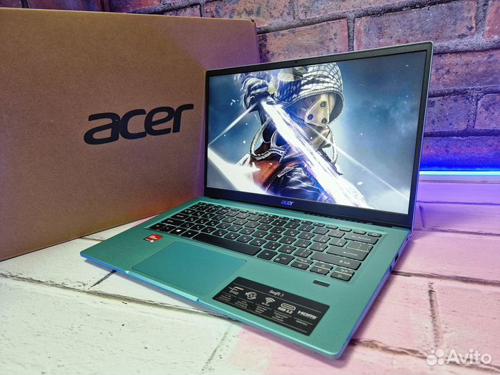 Ноутбук Acer Ryzen 5 5500u 8Gb SSD 512Gb IPS 14