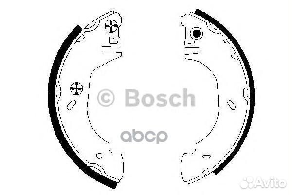 Колодки тормозные 0986487524 Bosch