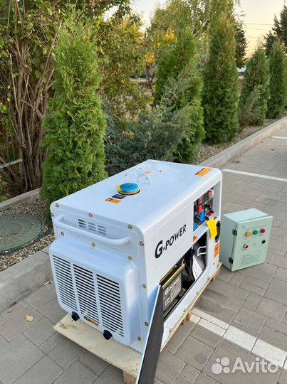 Дизельный генератор 10 kW g-power DG11000S