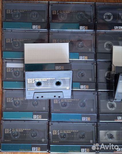 Аудиокассеты хром Sony UX-S 90 разные