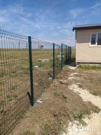 Установка 3D заборов