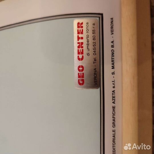 Карта Италии в идеальном состоянии