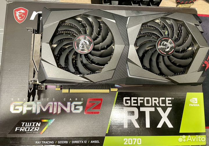 Видеокарта Msi rtx 2070 8Gb Gaming Z