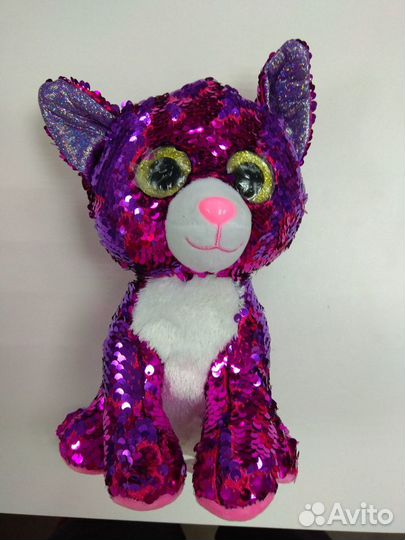 Мягкая игрушка в пайетках, Собачка