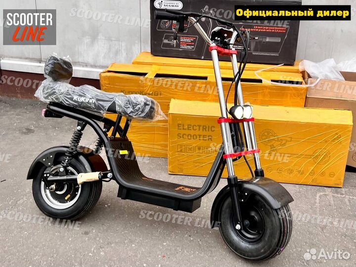 Электроскутер citycoco Kugoo C2