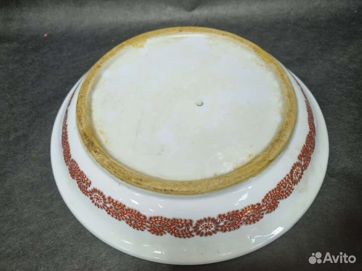 Китайская Тарелка, Винтаж. Ручная роспись