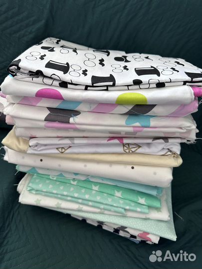 Ткани, хлопок, плюш, велюр, трикотаж