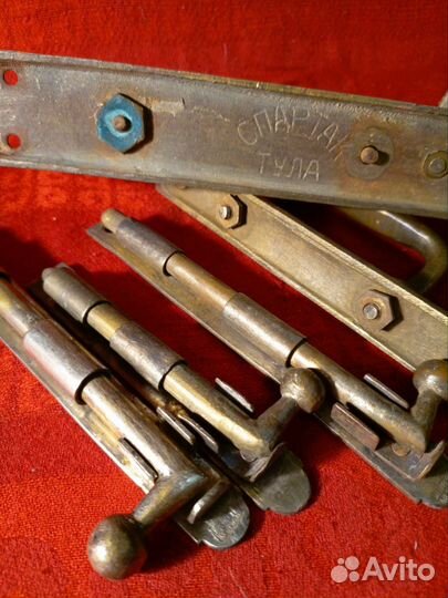 Ручки дверные латунные старинные