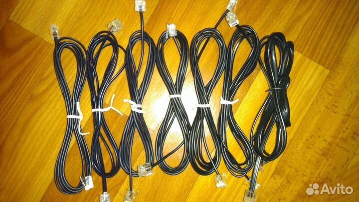 Телефонный провод 1.5м, 2м 4P4C