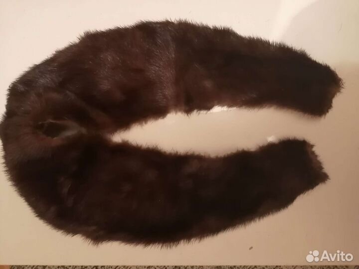 Меховой воротник норка