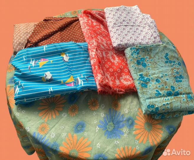 Отрезы ткани из СССР и современные