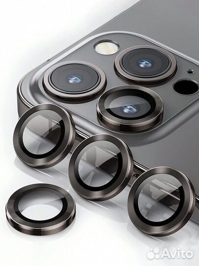 Защитные линзы для камеры iPhone 11-15