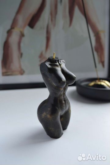 Свеча женский силуэт