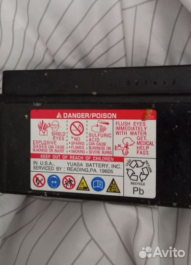 Аккумулятор Yuasa AGM YTR4A-BS 12V 9,1 Ah Japan