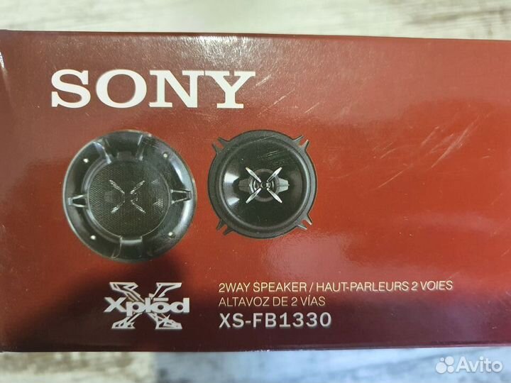 Автоакустика Sony новые 13 и 16 см