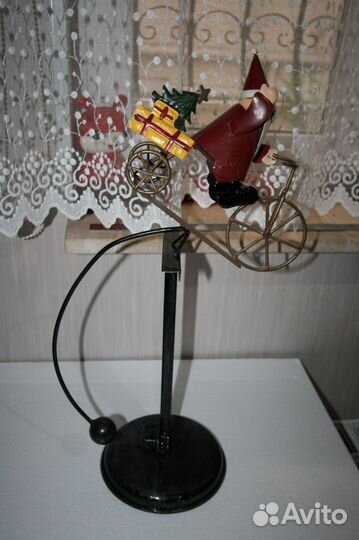 Балансирующая игрушка Санта Клаус Новый год винтаж