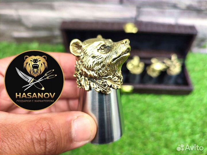 Подарочный набор для мужчин / рюмки перевёртыши