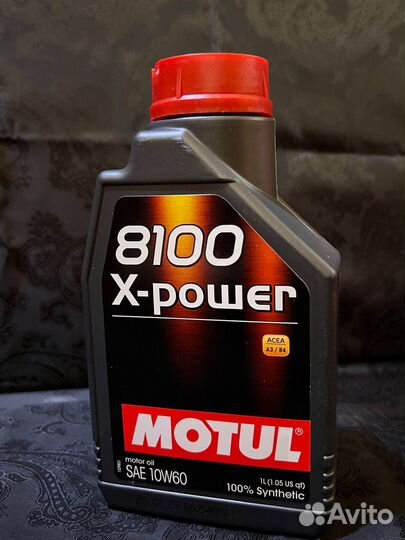 Моторное масло motul 8100 X-power 10W-60 1л