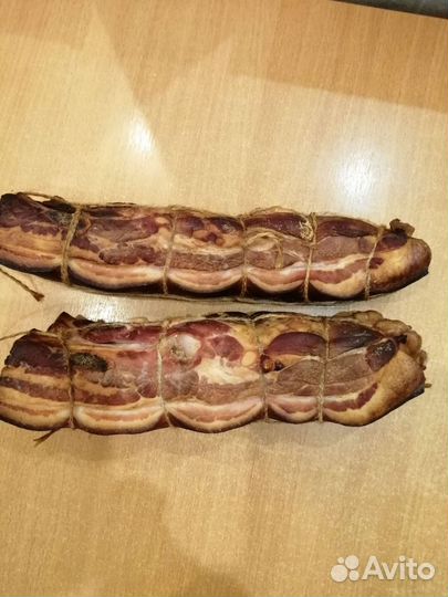 Грудинка горячего копчения