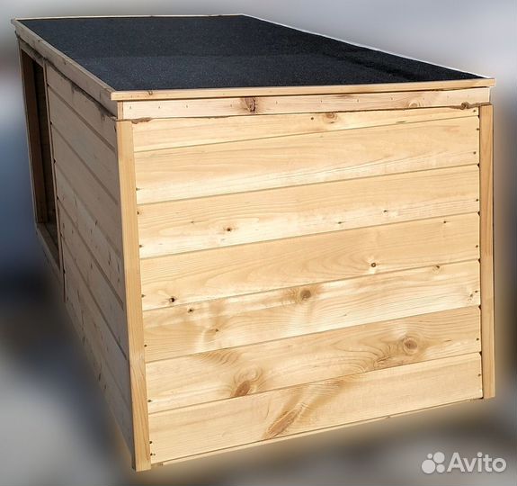 Будка утеплённая с тамбуром